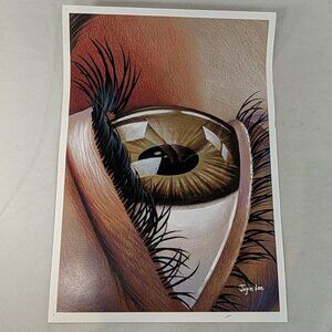 Joyce Lee Art Print Artwork Eye Reflection Breasts Boobs 15.5x11" Close-up